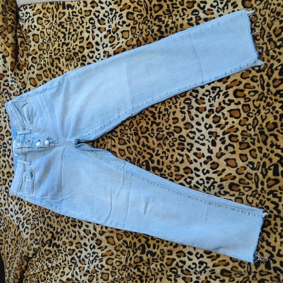 Madewell High Rise Slim Crop Boy Jeans - Picture 1 of 9